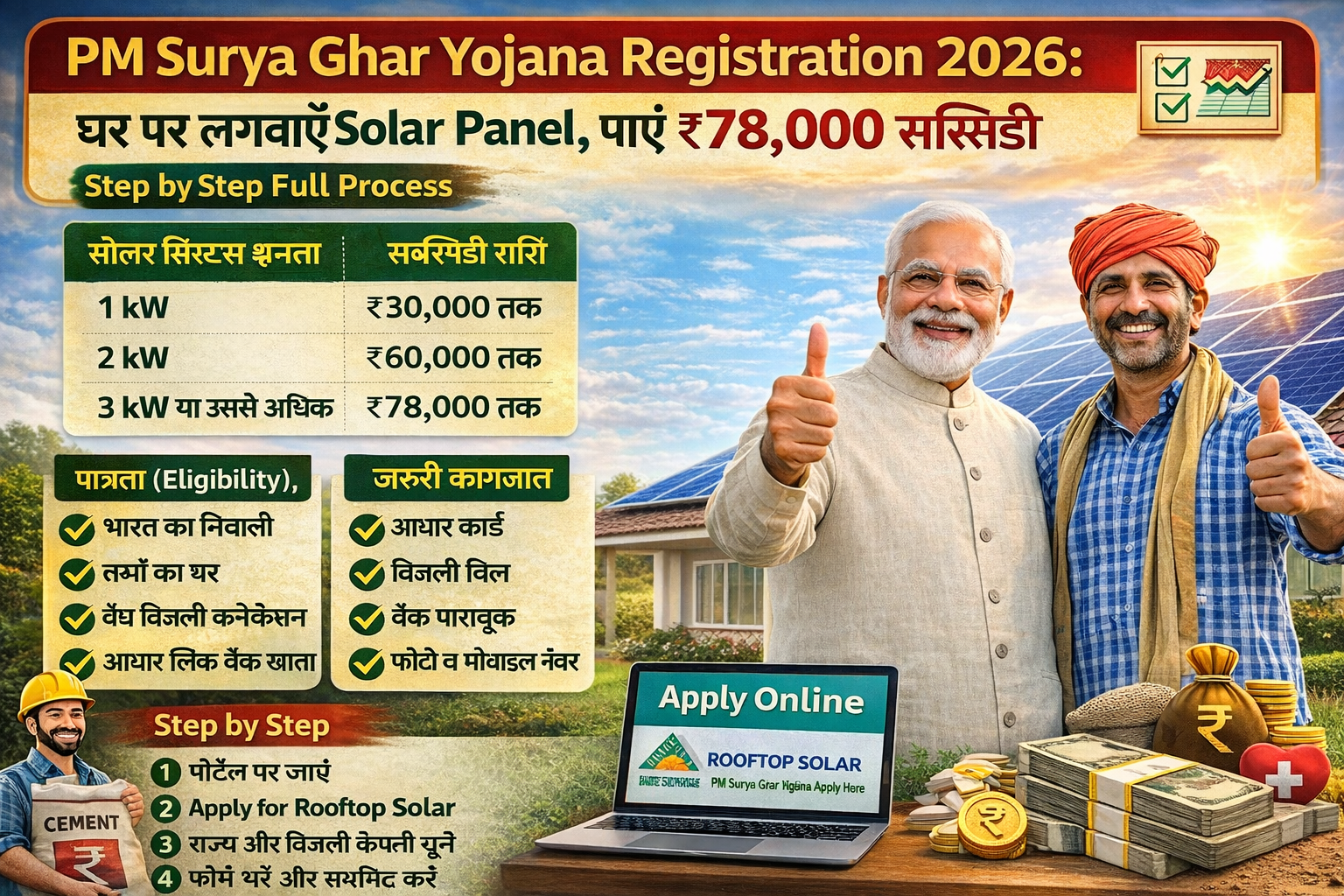 PM Surya Ghar Yojana Registration 2026