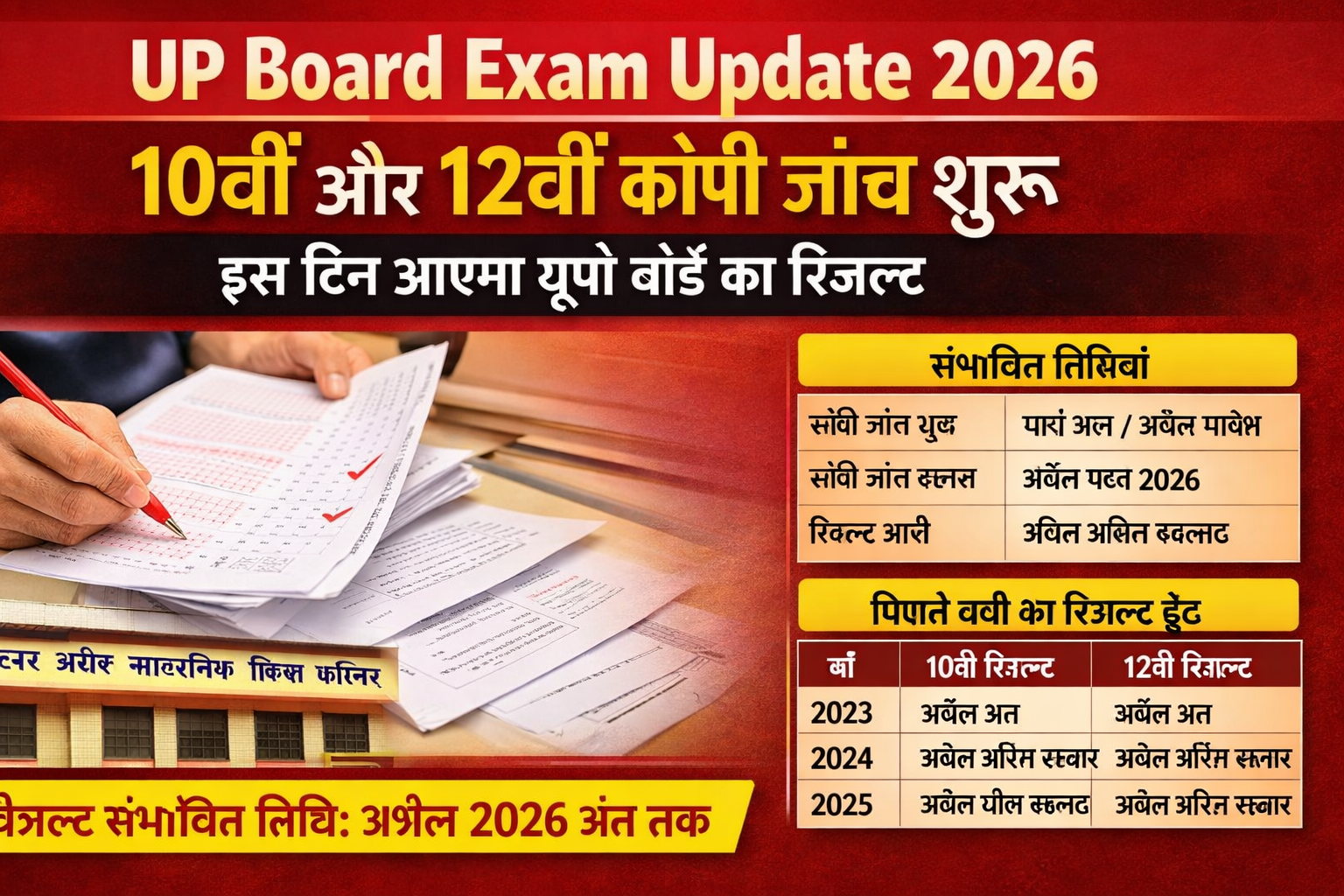 UP Board Exam Update 2026